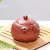 Dragon Patterned Purple Clay Teapot Chinese Style Da Hong Pao Xi Shi Pot Yixing Carved Household Tea Pot Large Capacity Teapot