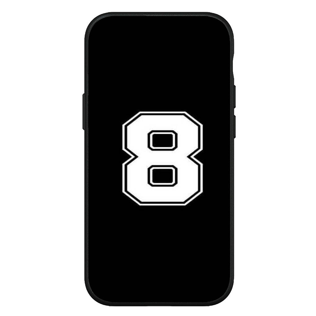 Für iPhone 16 15 Xiaomi Redmi Note 14 13 12 11 Pro Max 16e Samsung Galaxy S25 S24 S23 Moto OPPO Huawei Nummer Fußball Baseball Nr. 8 10 30 23 24 Hülle