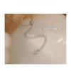 Sterling Butterfly Tassel Anklet With Rhinestone Accents Women Boho Chic Foot Jewelry