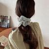 Elegant French Retro Polka Dot Sausage Hair Tie for Women - High Elasticity, Large Size, Durable Hair Accessory