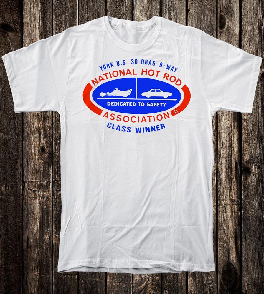 

Retro Hot Rod Tee T Shirt Drag Race Racing Speed Shop NHRA York US 30 Drag O Way Unisex T-Shirt M