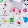 Multipurpose Earrings Resin Molds Pendant Eardrops Silicone Moulds for DIY Epoxy Resin Ornament Friend Lover Gifts