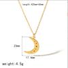 European and American Fashion Trends, Charm, Sun, Moon, Stars, Stainless Steel Necklace