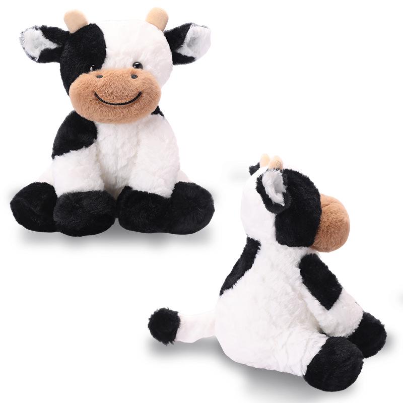 Black & White Cow Bean Plush Toy Doll – Children's Activity Gift