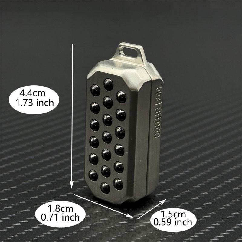 Bubble Magnetic Push Fidget Slider EDC Press Fidget Toy Fun Stainless Steel Haptic Slider Stress Relief Toys ADHD Toy Office Toy