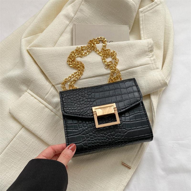 

Trendy Chic Pu Handbag 2023 Vintage Summer Stylish Box Bag For Women With Shoulder Strap чёрный