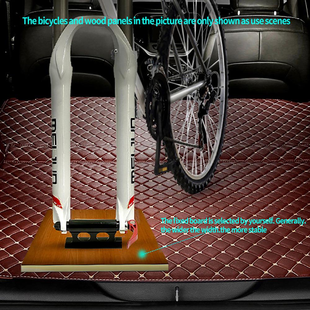 Car Roof Rack - Quick Release Thru-Axle Bike Fork Mount Carrier