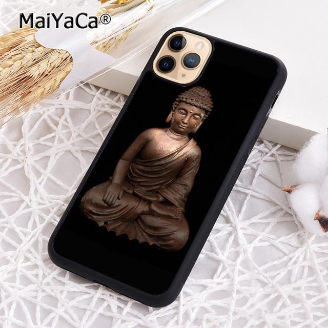 

MaiYaCa Let That Shit Go Buddha Phone Case Cover For iPhone 17 Air 16 15 6s plus 11 12 13 14 pro max coque iPhone 11pro max