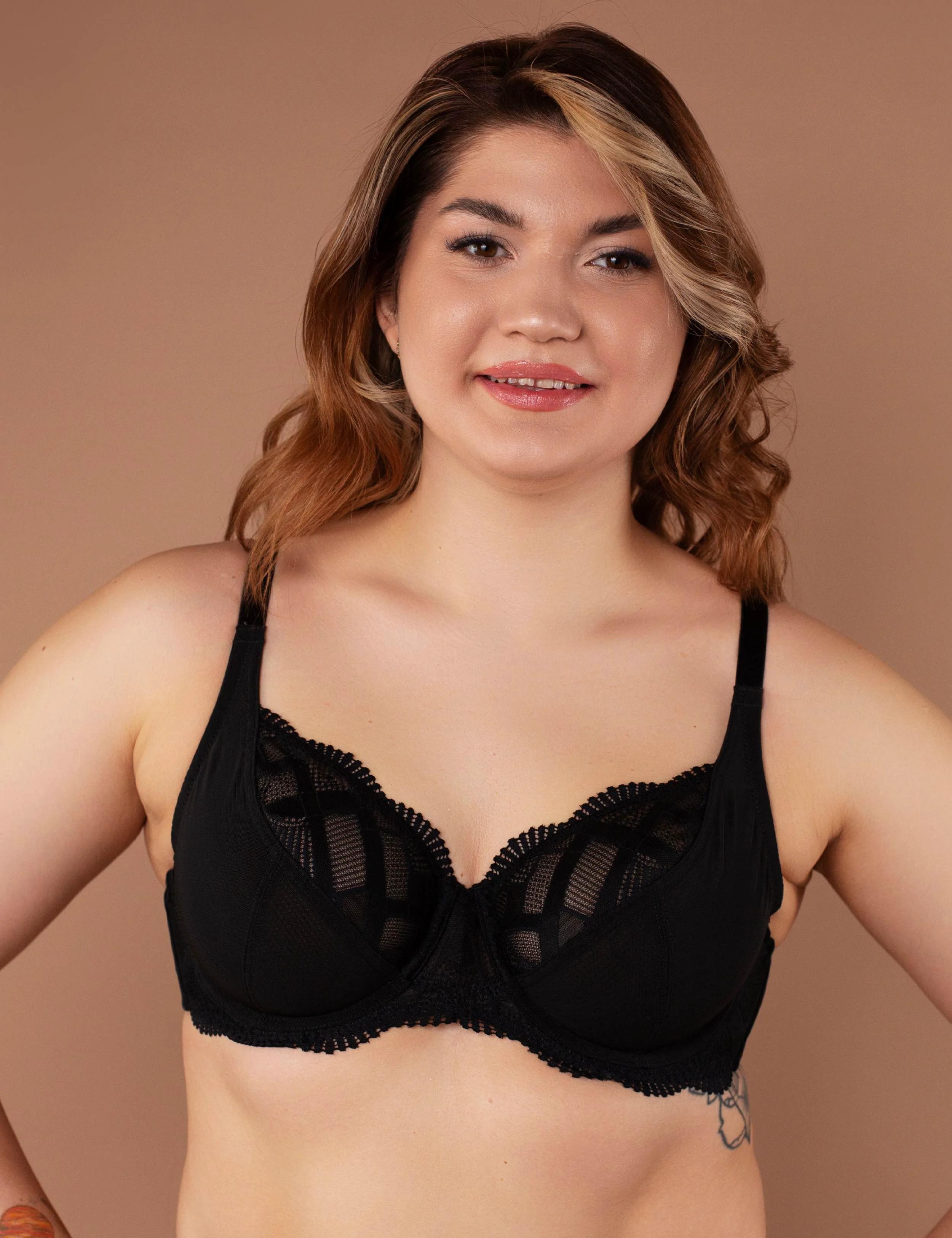 

Бюстгальтер з м якою чашкою brabrabra (94035) 70F прозорий колір чорний