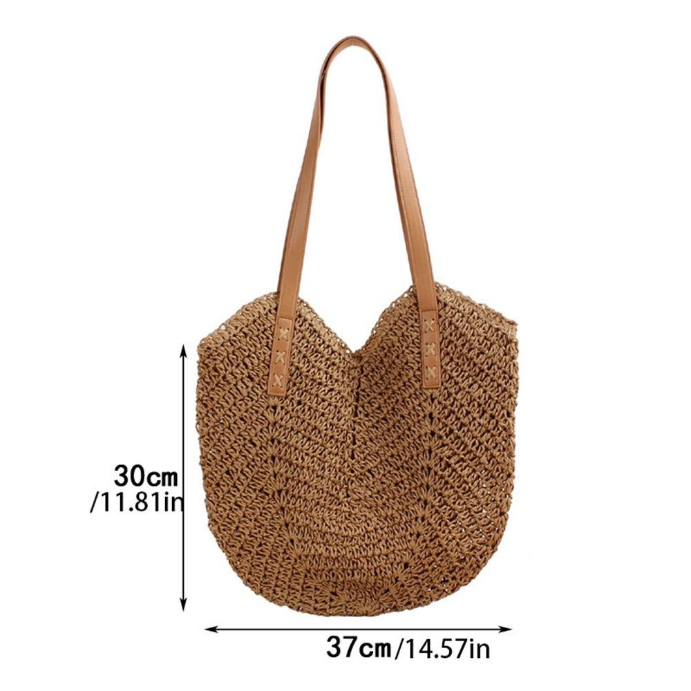 Shoulder Bag Weave Straw Bag Tote Bag Beach Bag Casual Raffia Bag Summer