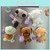 Short Plush Elephant Cat Bear Fox Refrigerator Magnet For Kitchen Decor And Gift