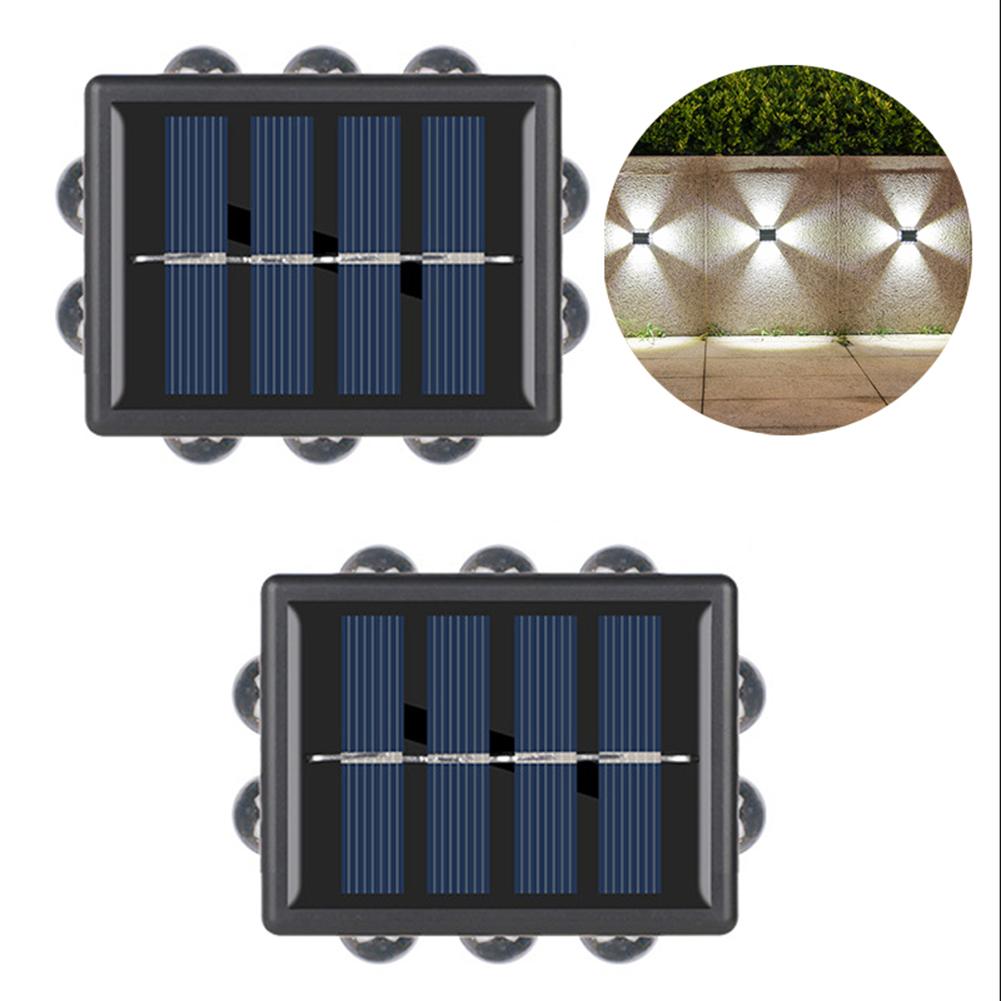 

2 шт. Четырехточечный настенный светильник, набор, персонализированный наружный светильник для крыльца для нашего сада 12LED