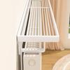 Radiator Cover Shelf Iron Storage Rack No Drilling Heat-Resistant Iron Radiator Shelves For Hotel Dorm Apartment Bedroom Living