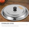 Luxshiny Stainless Steel Universal Lid for Frying Pans, Pots, Cast Iron, and Skillets, 33cm