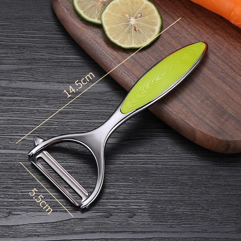 Multifunctional paring knife Stainless steel apple peeler Household melon planer Kitchen potato scraping fruit peeling artifact