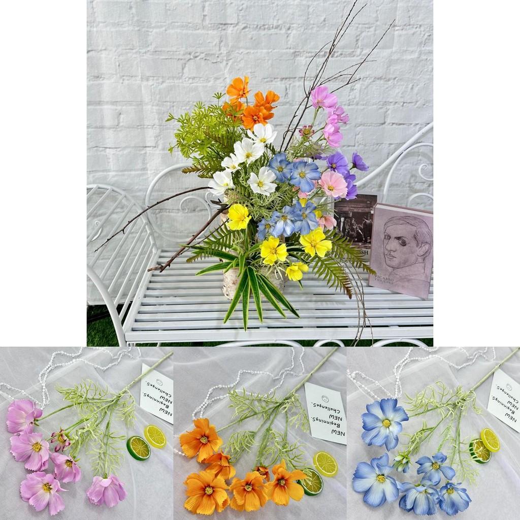 Fake Gysophila Flowers With Velvet Craft For Photography Backgrounds And Event Decor