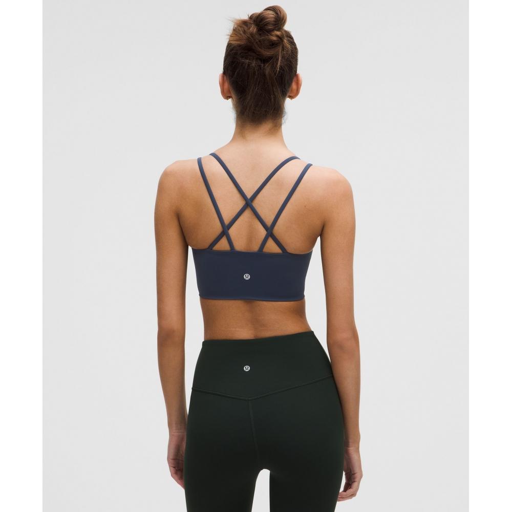 Lululemon Like A Cloud Longline BrA  Light Support  B C Cup CluB Blue