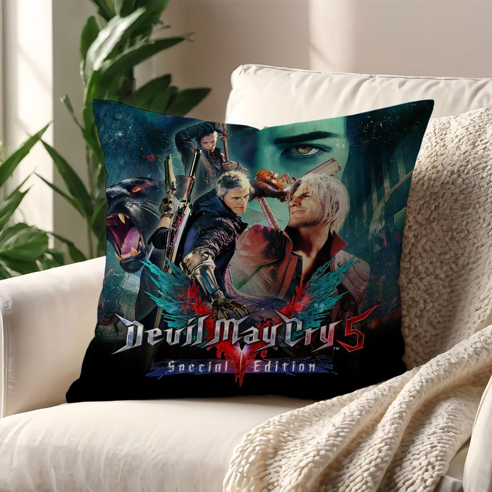 Devil May Cry cushion cover For Pillow Printing Sofa Decoration Home Car Room Coffee Shop Office Nordic Simplicity