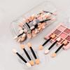 50pcs Eye Shadow Sponge Applicators Disposable Double Tip Eyeliner Brush Set Soft Material for Festival and Travel