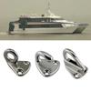 5 Pack Marine Fending Hooks Coats Hats Hooks Stainless Steel Snap Attach Rope Boat Accessories Simple Installation