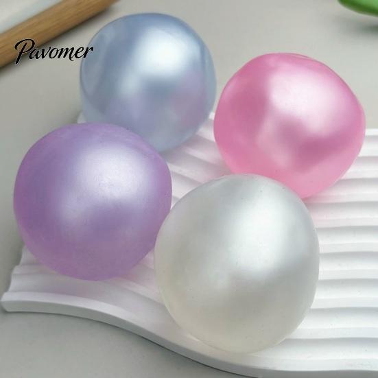 Stressabbau-Bälle Formbarer Ball Fidget Spielzeug, Angst Perlmuttfarben Knetbar Dehnbar Weich Formbar Schreibtischspielzeug für Kinder Erwachsene