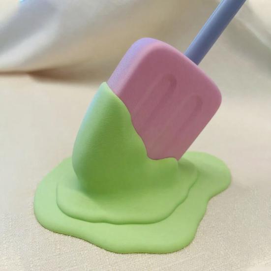 Melting Popsicle Pen Holder 3D Printed Desk Organizer for Pens Pencils Creative Desktop Decor for Home Office School Unique Gift for Students Artists
