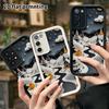 Phone Case: 2D Flat Samsung Galaxy A34 A35 M05 M06 S20 S22 S21 FE Plus 5G Layered Protection Case, Winter Night Snow Scene, Christmas and Halloween Gi