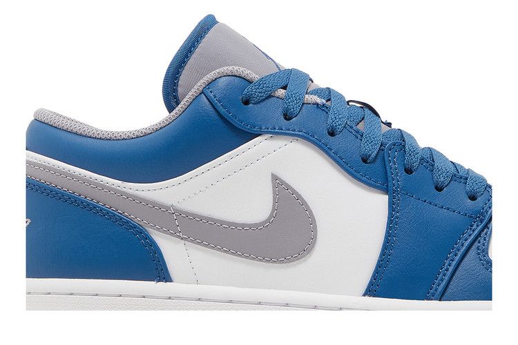 Men's Sneakers Nike Jordan 1 Low True Blue True Blue/Cement Grey/White