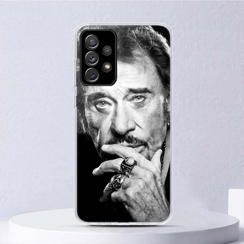 

Johnny Hallyday Music Soft Case For Samsung Galaxy A15 A14 A13 A12 A55 A54 A53 A52 Phone Cover A35 A32 A33 A25 A23 A22 A05S A04S Samsung A34