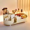 Cosmetic Storage Rack Desktop Makeup Organizer Makeup Brush Holder With Rotating Base For Makeup Brush Lipstick Storage Case