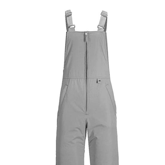 Men Ski Pants Adjustable Shoulder Strap Quick Dry Waterproof Windproof Winter Metal Zipper