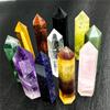 Natural Stone and Crystals Point Wand Witchcraft Rose Quartz Amethyst Home Decor Mineral Reiki Healing Stones Crafts Room Decor