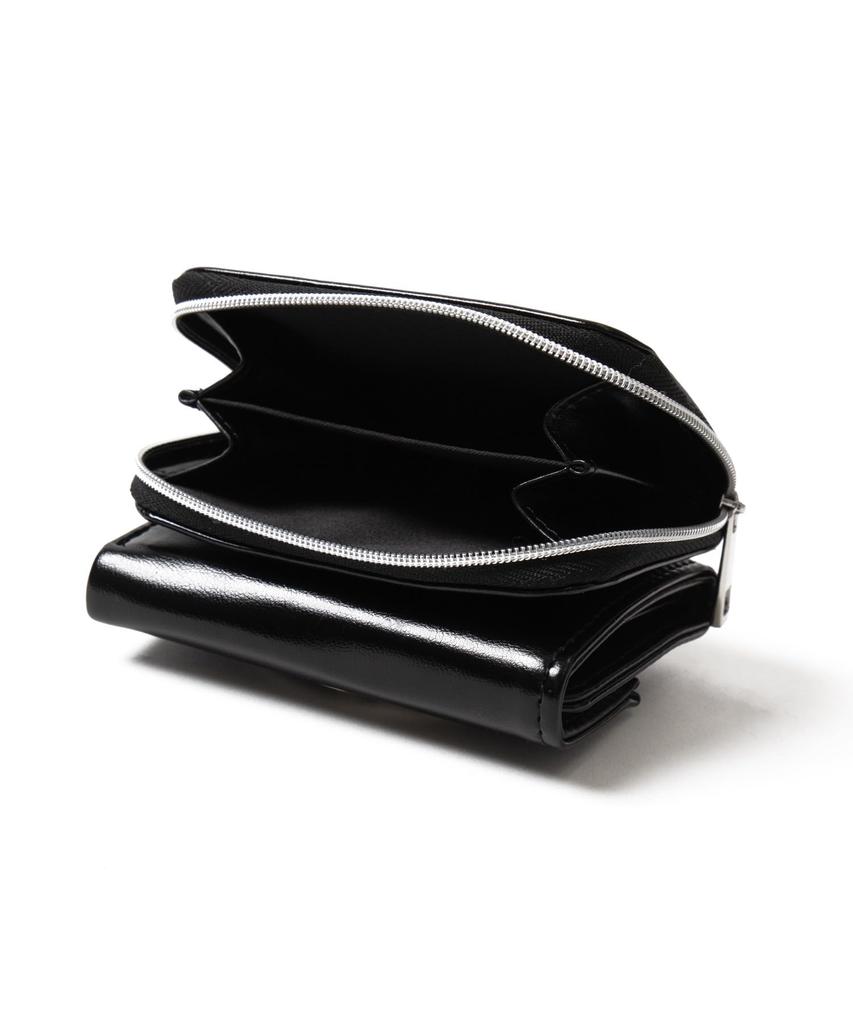 WEGO Big Metal Size Black Women's Wallet, F,