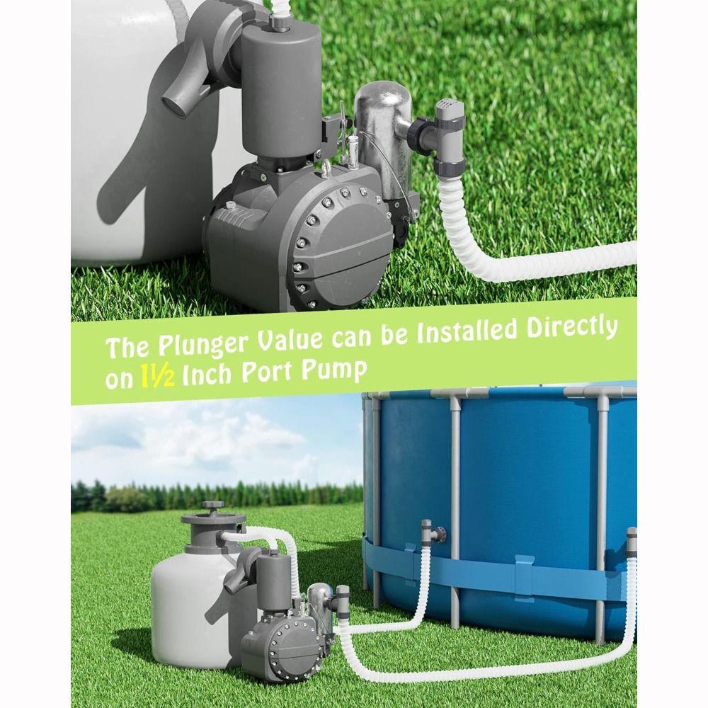 Easy Installation Pool Plunger Valve On/Off Control Pool Filter Pump Valve Plunger Valve
