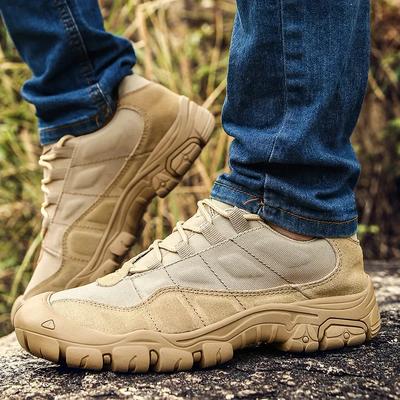 Fashion Outdoor New Men's Hiking Shoes Waterproof Breathable Boots Desert Training Sneakers Non-slip Shoes