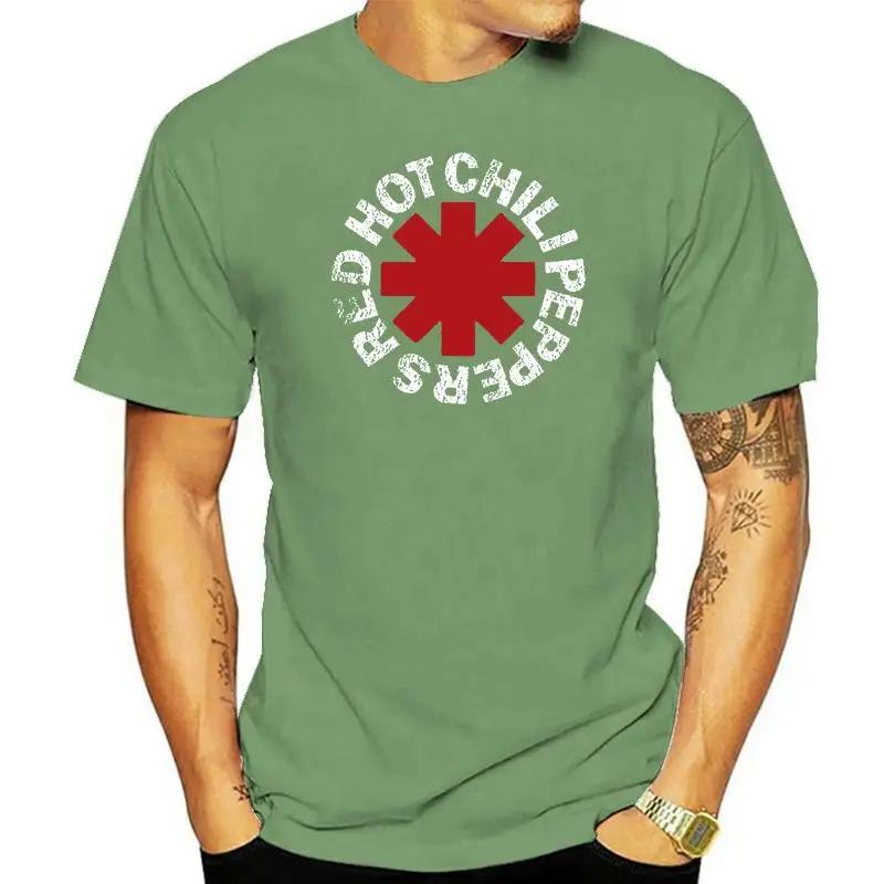 Herren Rockband Punk Hippie T-Shirt Für Jugendliche Mittleres Alter Hohes Alter Herren Offizielles Red Hot Chilli Peppers T-Shirt harajuku