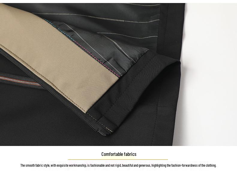 Men's 2026 Spring Fashion Business Casual Lapel Jacket - Versatile Solid Color Outerwear