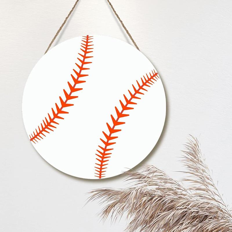 

Round Wooden Decorative Plaque Sports Fan Gift Athlete Wall Decor Wooden Plaque