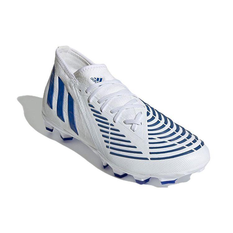 Adidas Predator Edge.2 Firm Ground Soccer Shoes Men Soccer Shoes White Blue GW6146