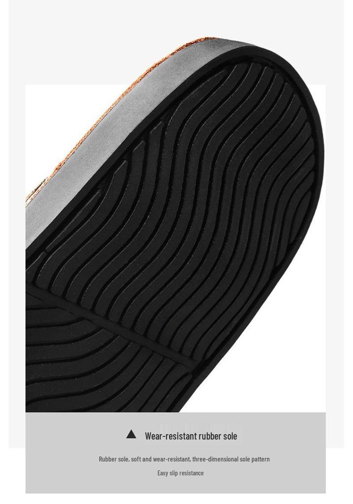 Men's Summer British Style Sandals: Single Strap Non-slip Beach and Outdoor Casual Slippers, Large Size