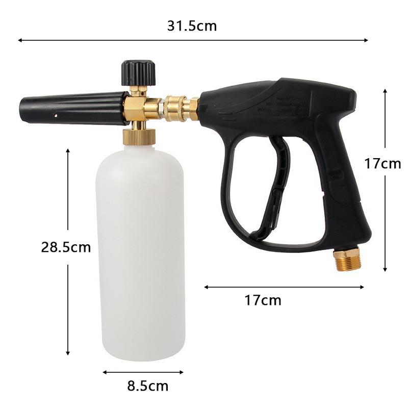 14mm M22 Socket 1/4inch Adapter Auto High Pressure Gun Foam Wash Vehicles Motorcycle Accessories Car Washer Nozzles Bottle Spray