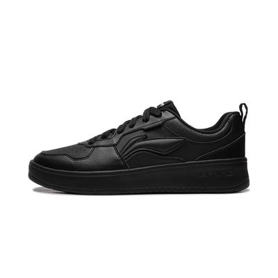 Li Ning First Cloud Black Warrior Wear Resistant And Lightweight Low Top Skateboard Shoes Men's AGCV189-11