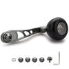 HEIGHTEN Adjustable Reel Handle with 36mm Carbon Handle Compatible with and Abu Baitcasting Arch Carbon Series 65/75mm Knob, Shimano, Daiwa, Reels,