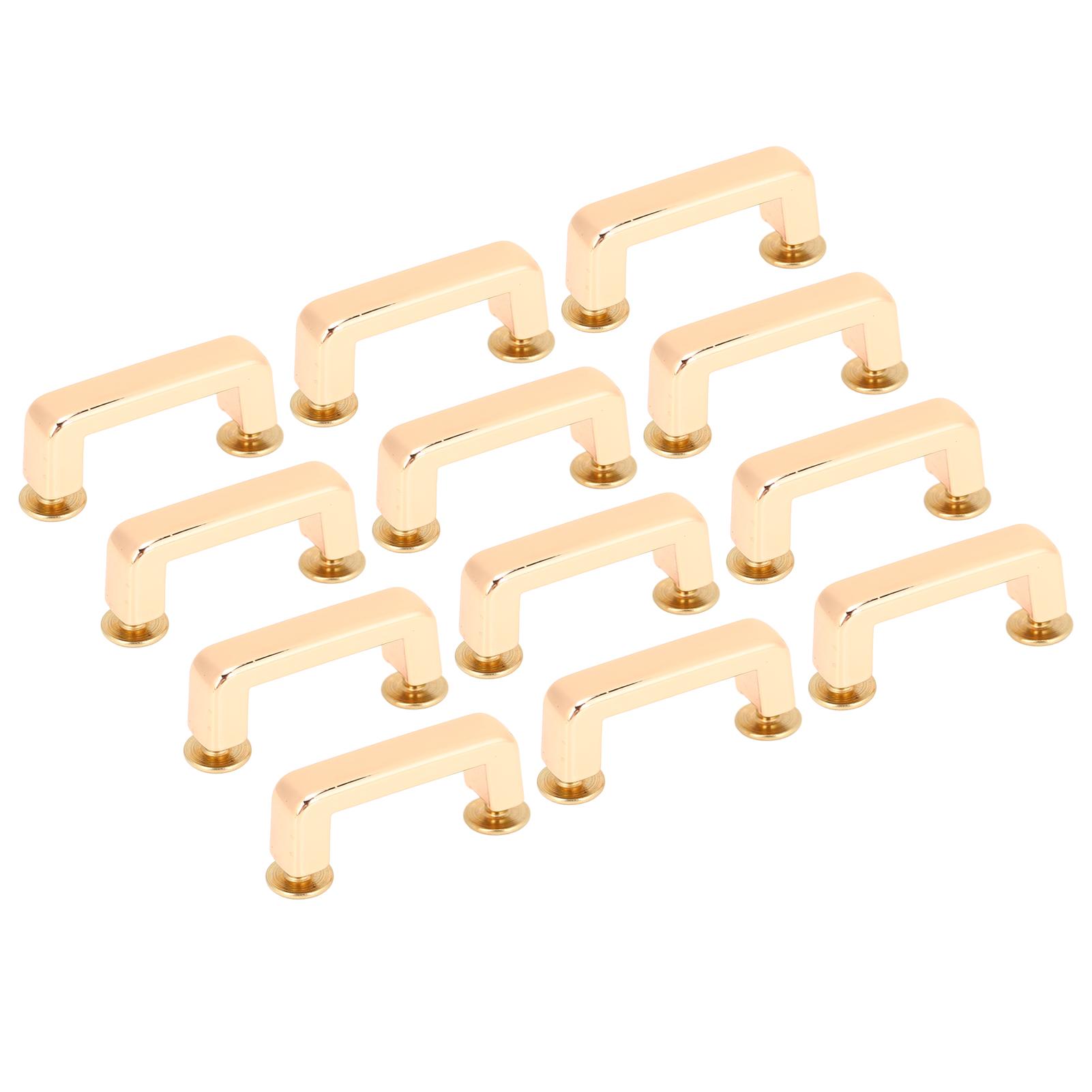 

20 комплектов заклепок для крепления 20x7x7 мм, плоские арочные заклепки и крестообразные винты для кожаных ремней золотой