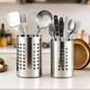 Stainless Steel Chopstick Holder 2pcs for Countertop Utensil Organization with Drain Stand and Consistent Performance