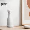 Seamless Cat Model 3D Printed Ornament, Minimalist Geometric Design, One-Piece One-piece Sculpture Durable Sculpture, for Home Office Bedroom