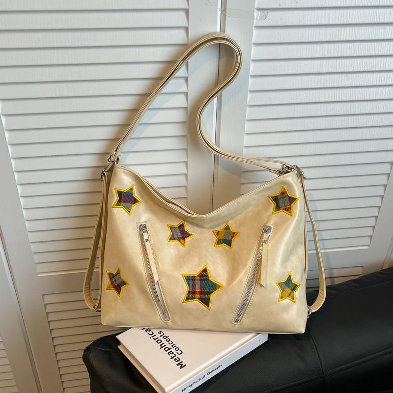 Nowa casualowa torba o dużej pojemności, modna damska torba na plecy z podwójnym ramieniem, wielofunkcyjna torba na jedno ramię, crossbody, torba tote