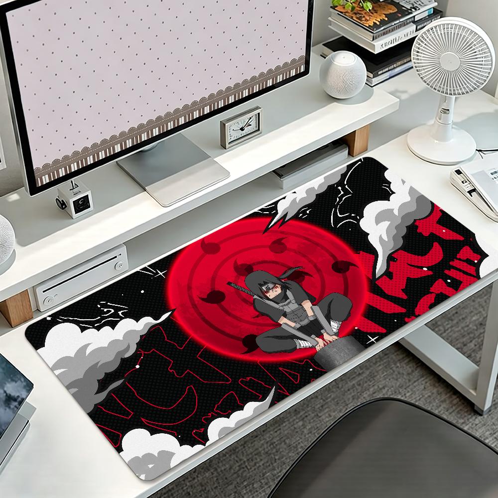 N-NARUTO Itachi Uchiha Mouse Pad Non-slip Thickened MousePad Student Gaming Cushion Large Writing Lockedge Office