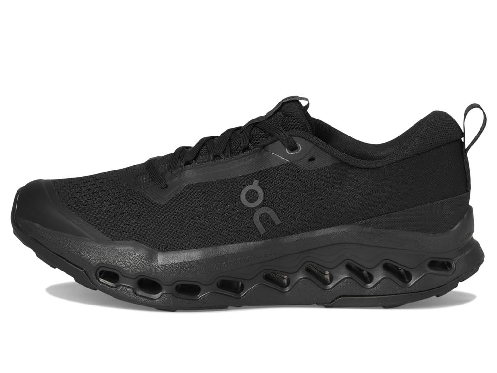 On Cloudsurfer Trail 2 Size 9 Men's Sneakers, Black/Eclipse,