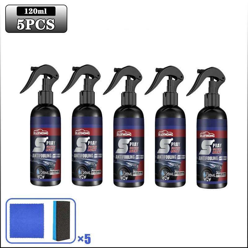 Car Nano Coating Spray Paint Care Cleaner Brightening Blackening Protective Polish Spray Auto Detailing Shine Maintenance Tool